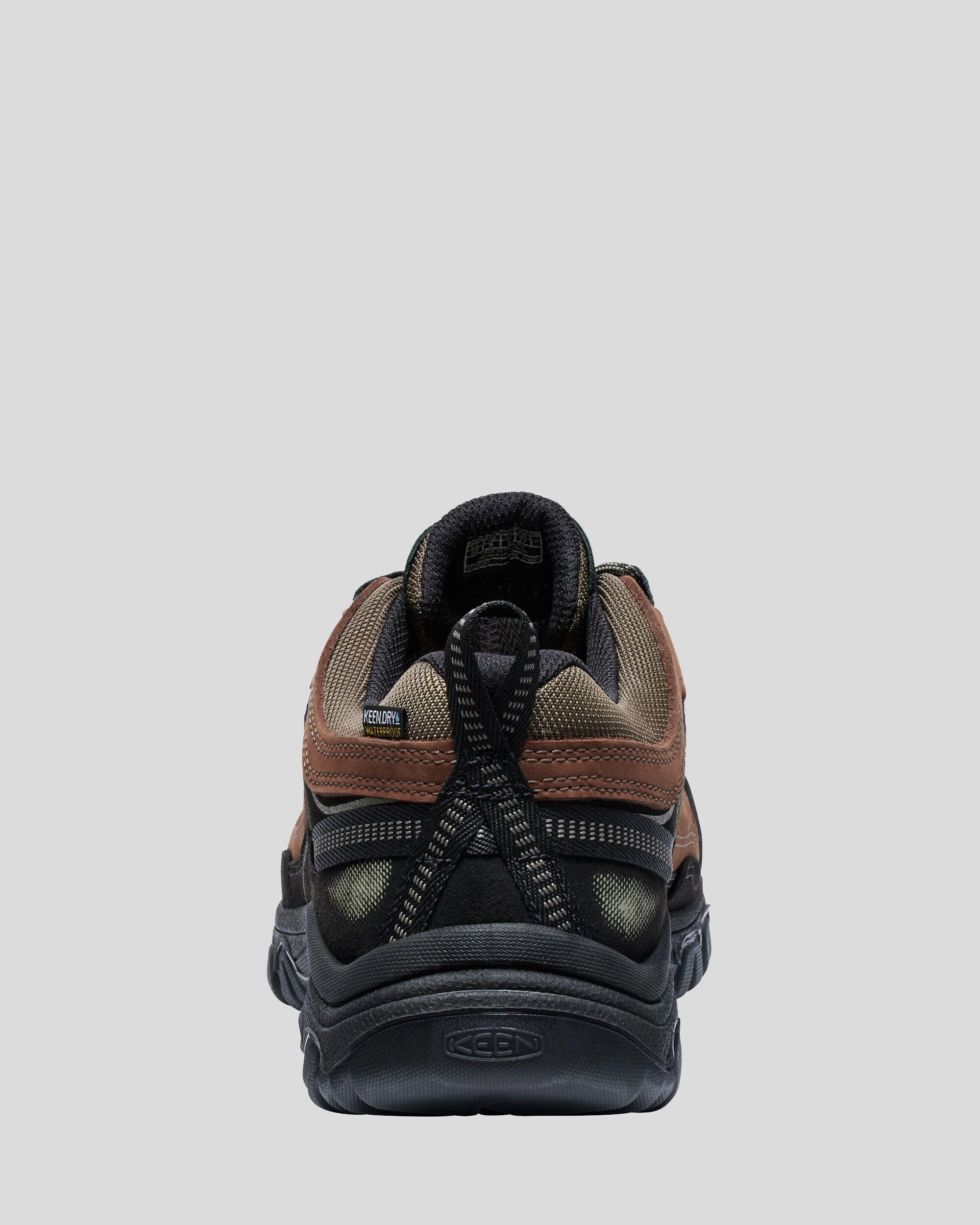 Cute Hiking Shoes Waterproof Men's Keen Targhee IV Waterproof Hiking Shoes - Bison/Brindle