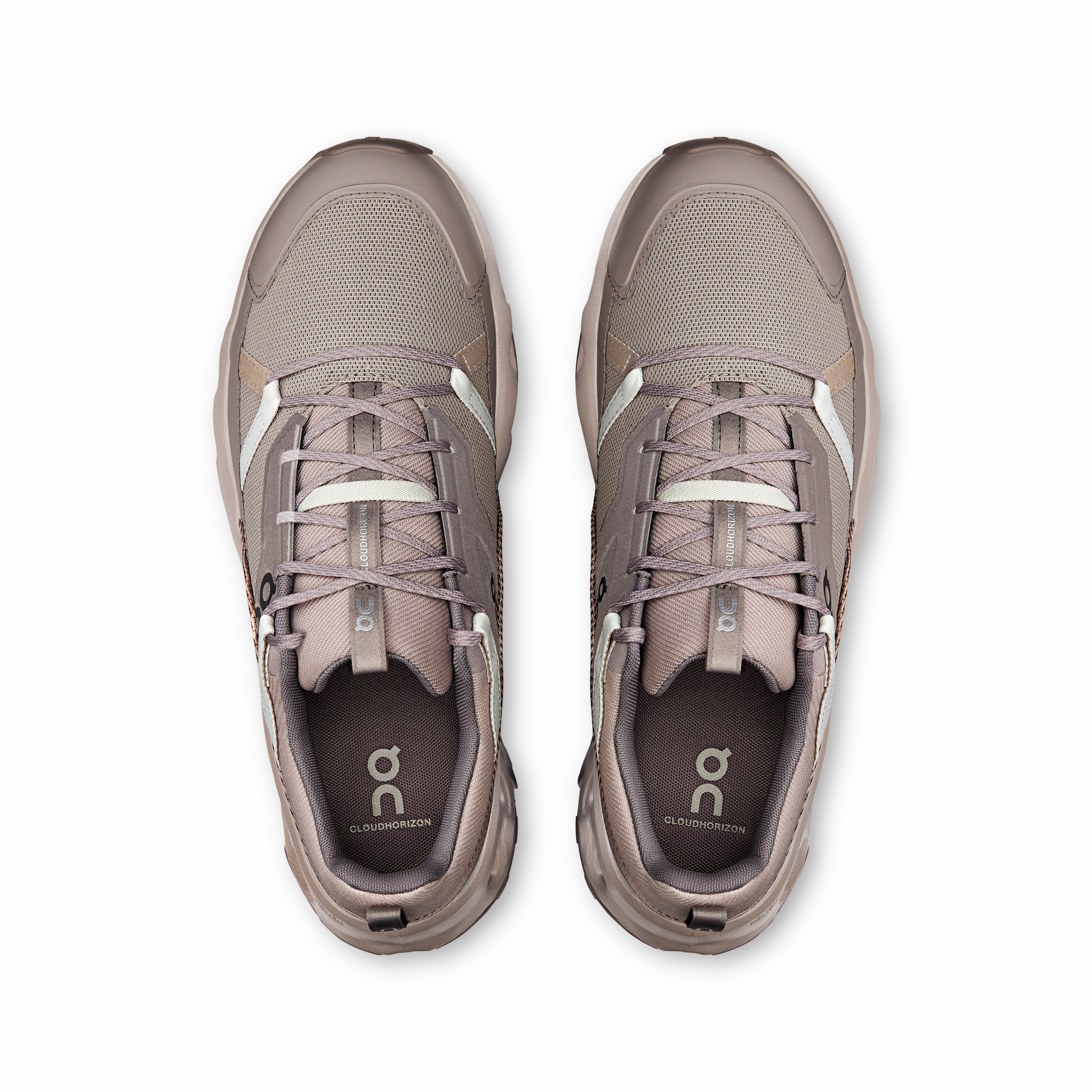 On Running Men's Cloudhorizon Shoes - Fog / Desert Stiff Hiking Shoes