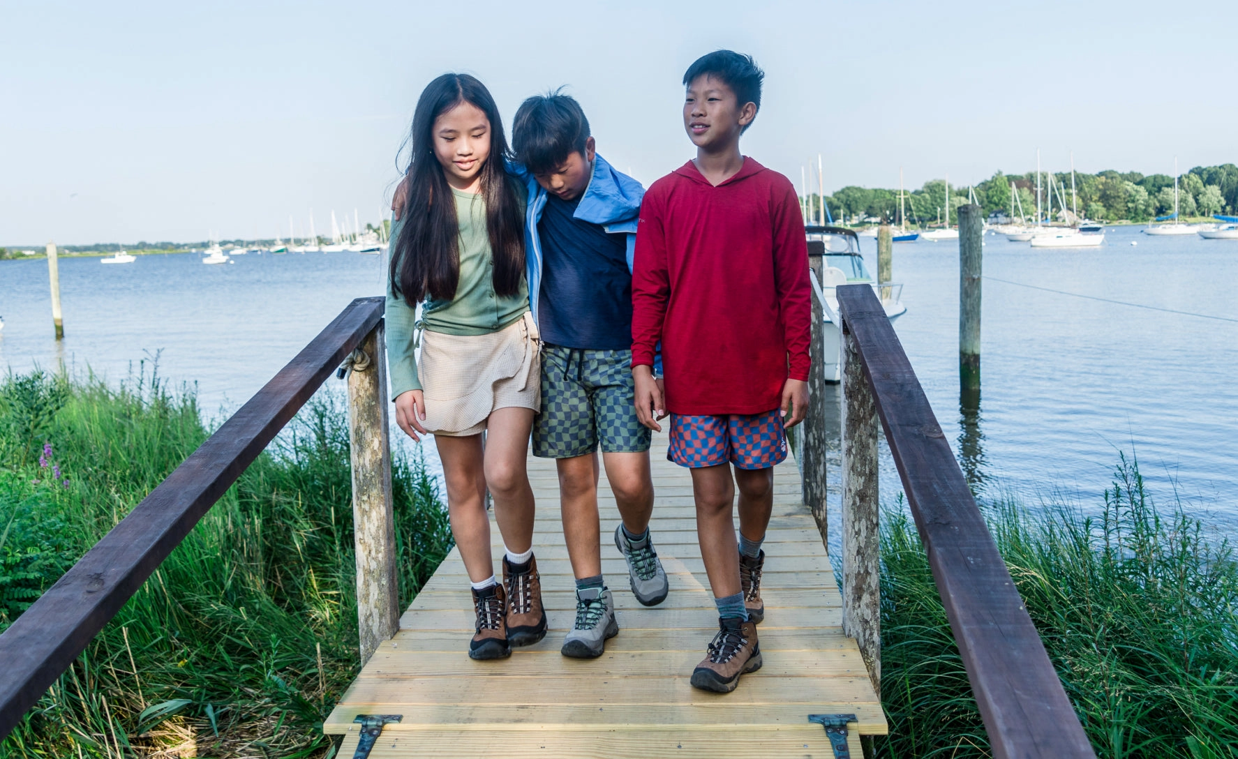 Hiking Waterproof Little Kids' Targhee IV Waterproof Hiking Boot  |  Bison/Brindle