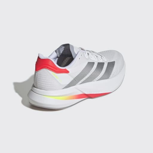 DURAMO SPEED 2 RUNNING SHOES - Cloud White / Silver Metallic / Lucid Red Adidas Adistar Running Shoes
