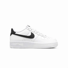 Kids Air Force 1 'White Black' Youth Size Basketball Shoes