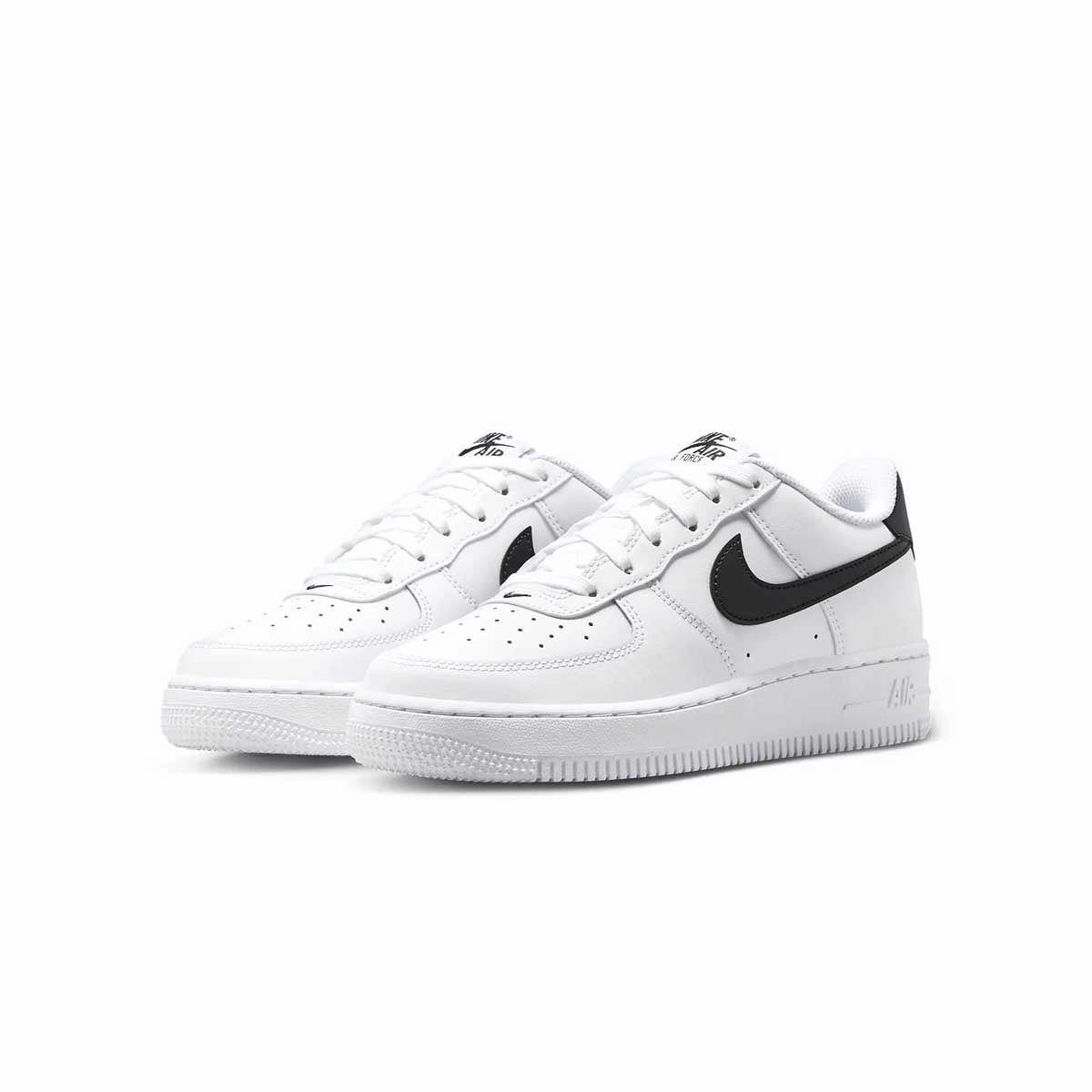 Kids Air Force 1 'White Black' Black Friday Deals Basketball Shoes
