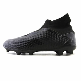 Soccer Cleats Shiny Bottom ADIDAS PREDATOR 20.3 LACELESS FIRM