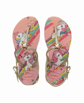 HAVAIANAS KIDS FREEDOM SL MY LITTLE PONY - WHITE Last Minute Sandals Deals