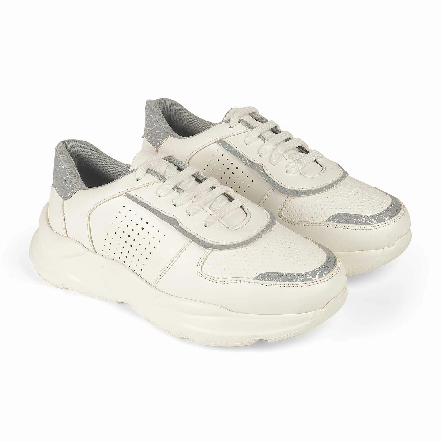 Tresmode Move Grey Women's Sneakers Dyeable Sneakers