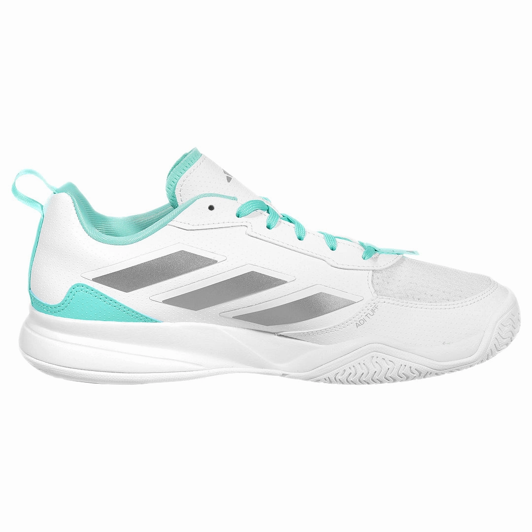 Tennis Shoes With Roller Skates adidas Women's Avaflash - White/Silver/Aqua