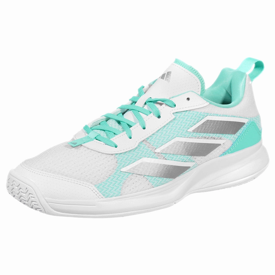 New Balance 4e Tennis Shoes adidas Women's Avaflash - White/Silver/Aqua
