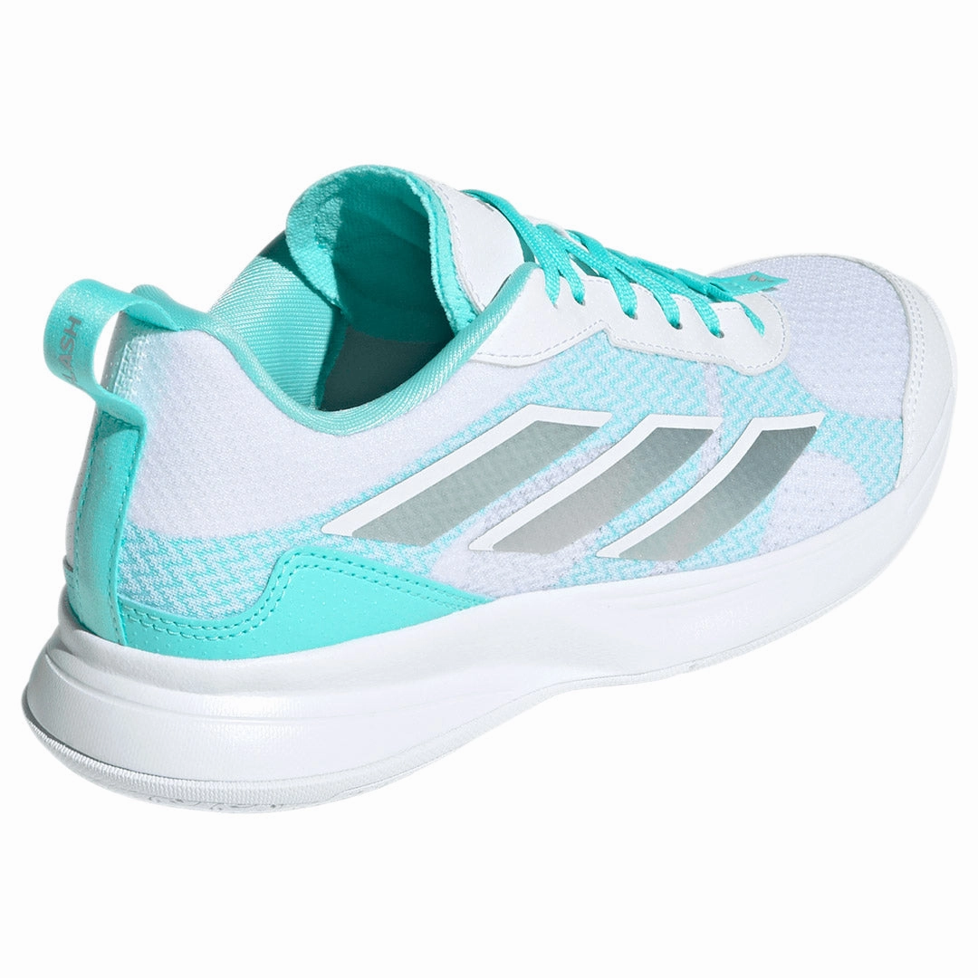 adidas Women's Avaflash - White/Silver/Aqua Knock Off Tennis Shoes