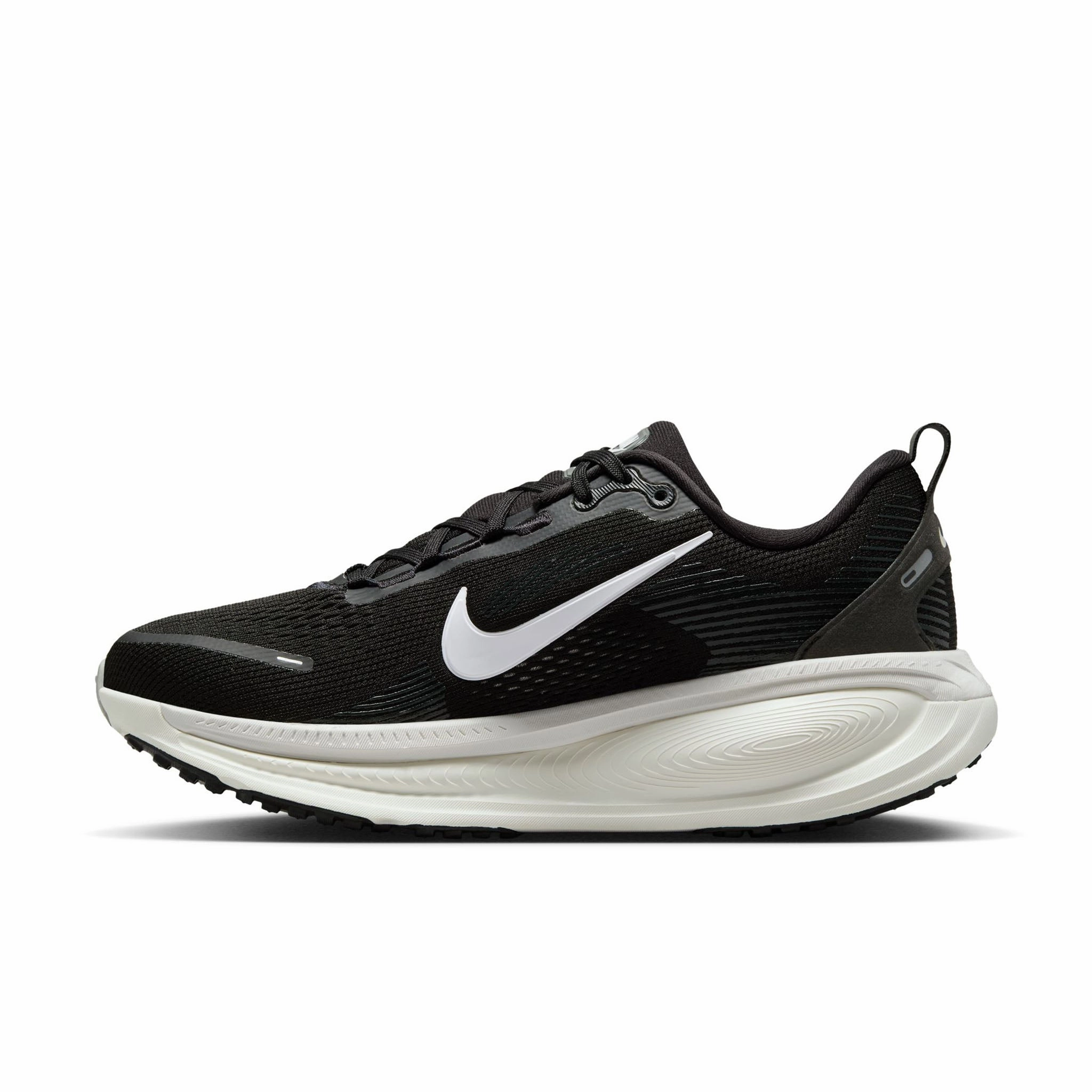 Nike Ja Shoes Nike | Women's Vomero 18 Road Running Shoes - Black/Summit White-Coconut Milk