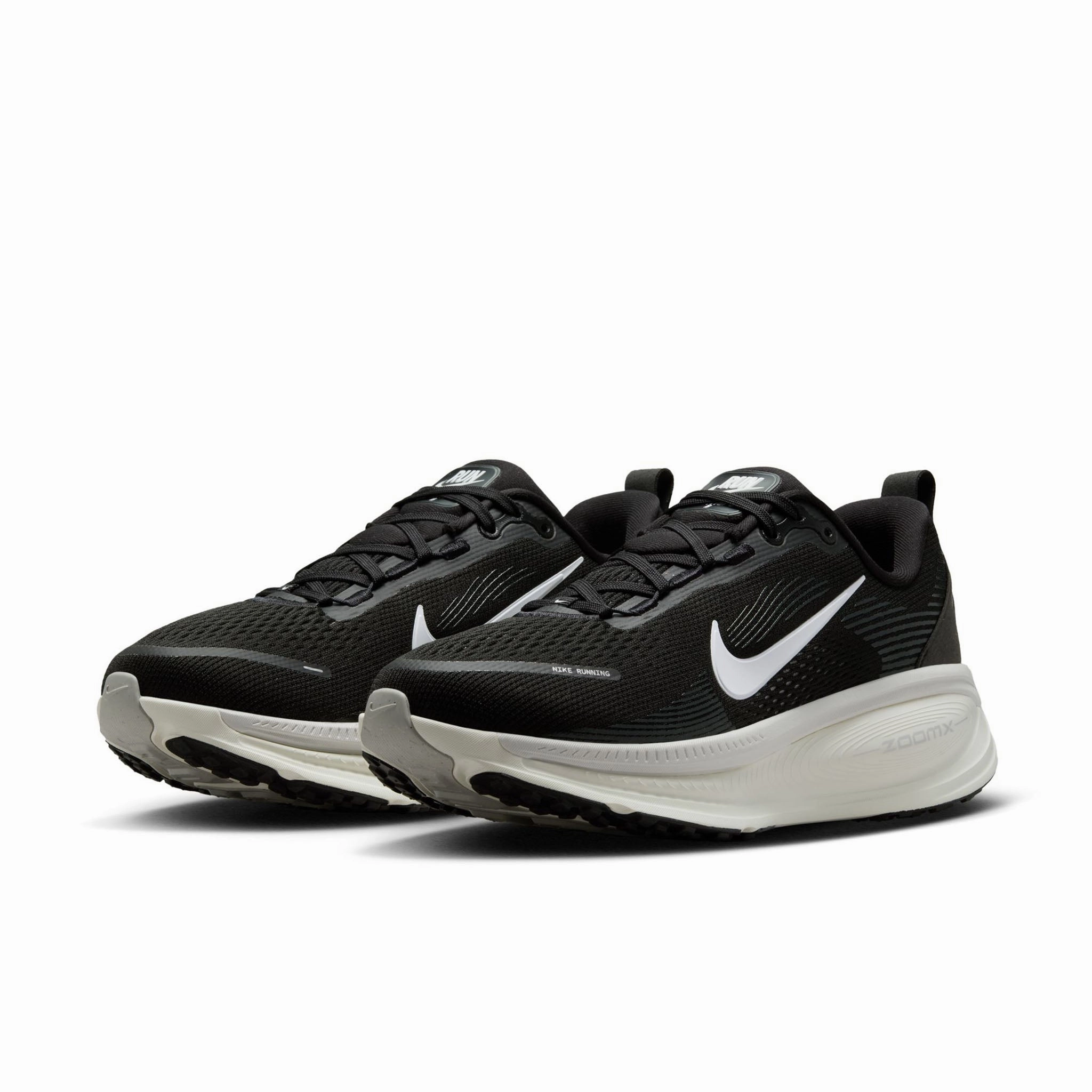 Nike | Women's Vomero 18 Road Running Shoes - Black/Summit White-Coconut Milk 80s Nike Shoes