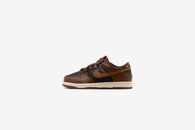 Nike "Dunk Low" PSE - Black / British Tan / Cacao Wow Good Basketball Shoes With Grip