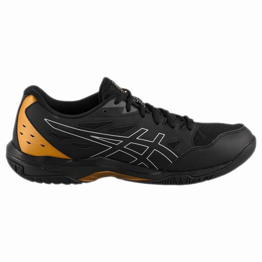 Badminton Shoes Online Asics Men's Gel-Rocket 11 - 2E Width - Black/Piedmont Grey