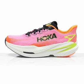 Hoka One One Mach X 3 Women's Running Shoe - Neon Rose/Neon Tangerine Covington La