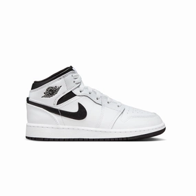 Moolah Triple Double Basketball Shoes Kids Air Jordan 1 Mid 'White'