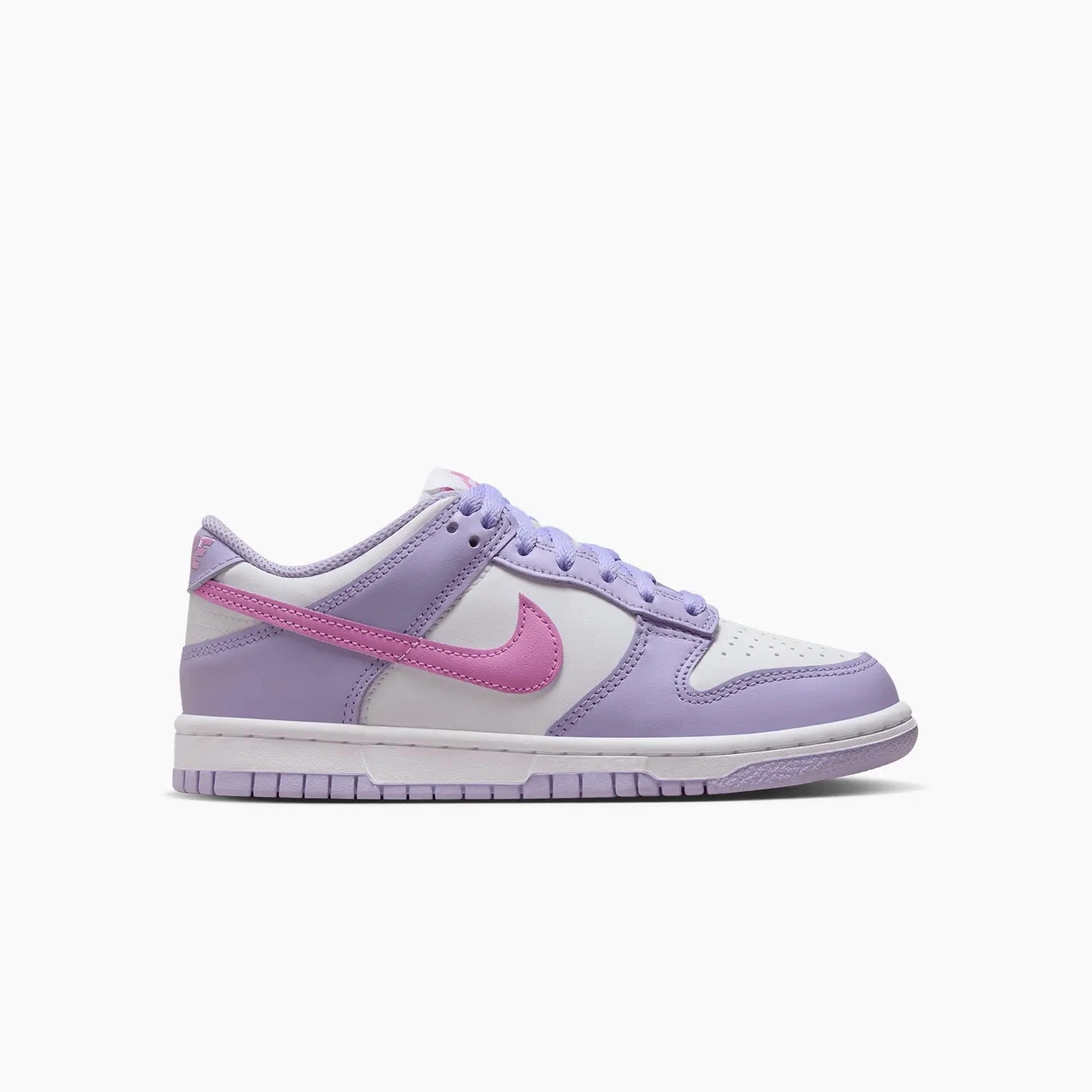 Kid's Dunk Low "Lilac Bloom Pink" Grade School Best Basketball Shoes Outdoor