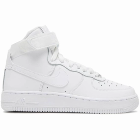 Nike Tennis Shoes Classic Nike Kid's Air Force 1 High LE Shoes - All White