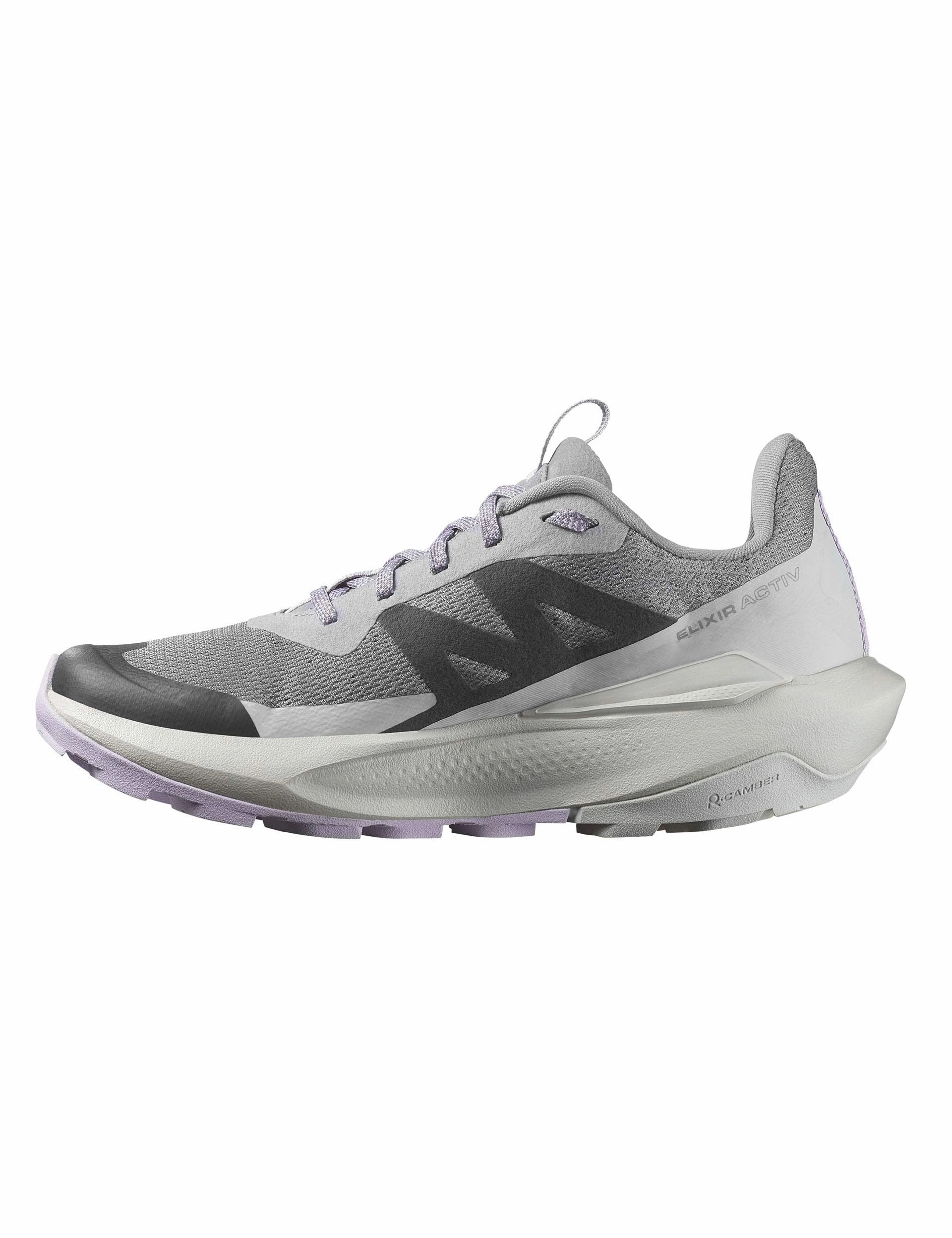 Hiking Shoes For Bad Knees Elixir Activ - Sharkskin/Glacier Gray/Orchid Petal
