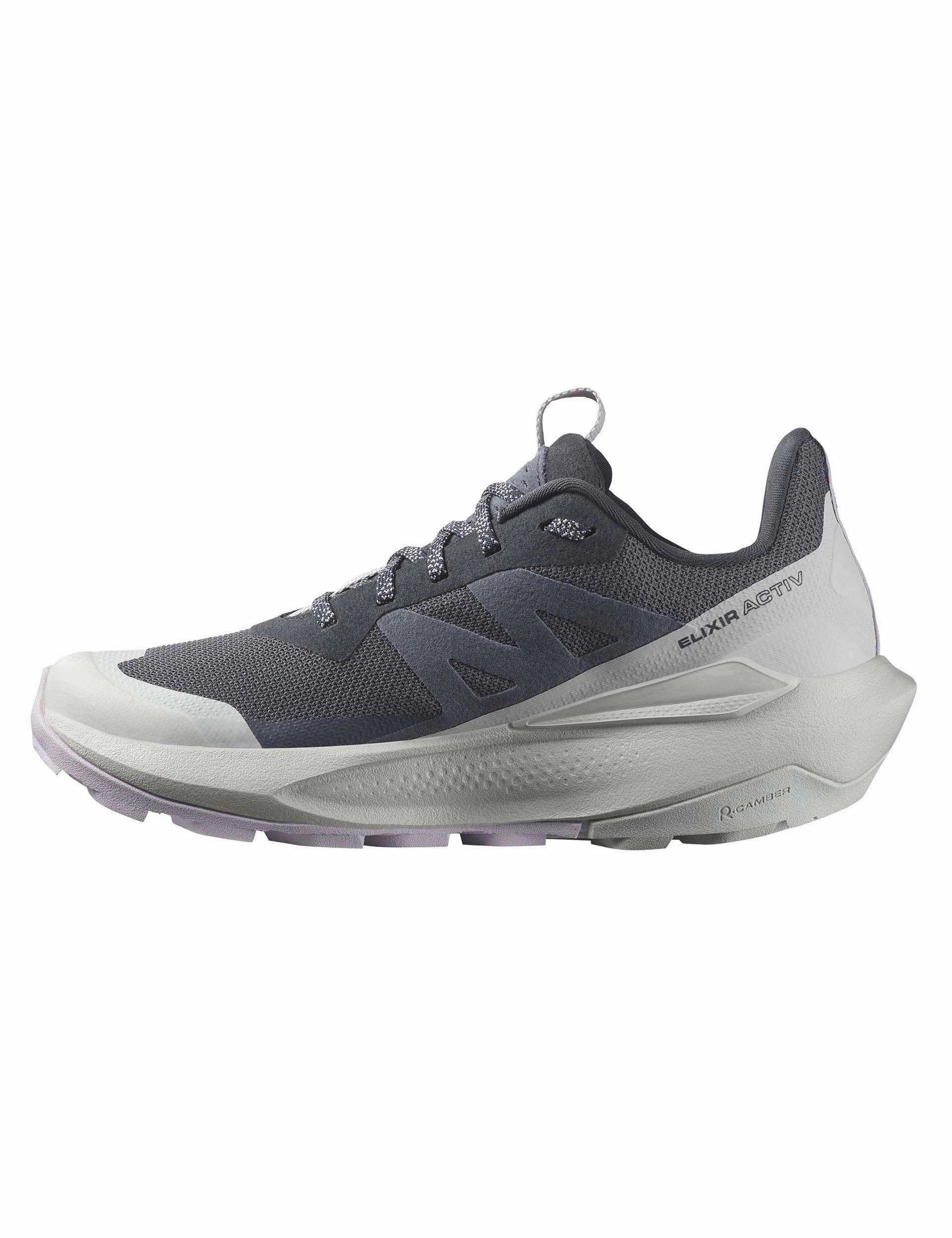 Rocker Sole Hiking Shoes Elixir Activ Gore-Tex - India Ink/Glacier Gray/Orchid Petal