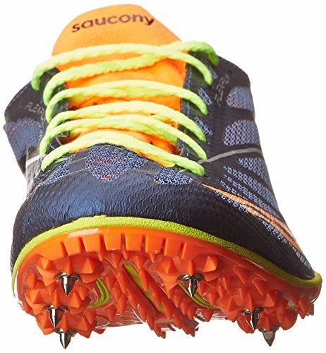 Endorphin Md4 Track Spike Racing Shoe Blue/Citron/Vizi Orange 12 M Us Top Weight Training Shoes