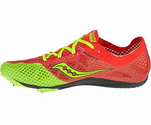 Endorphin Track Spike Racing Shoe Red/Black/Citron 11 M Us Plyometric Training Shoes