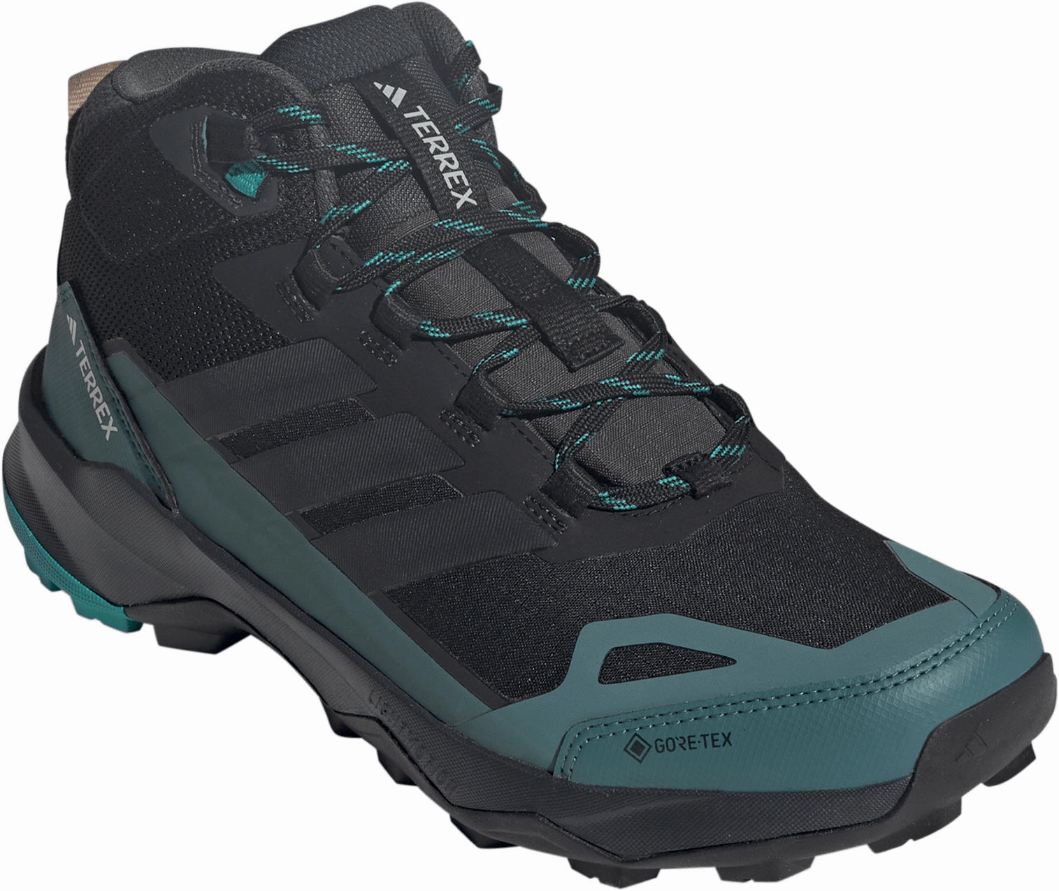 Rugged Exposure Hiking Shoes adidas Terrex Skychaser AX5 Mid GORE-TEX Mens Walking Shoes - Black