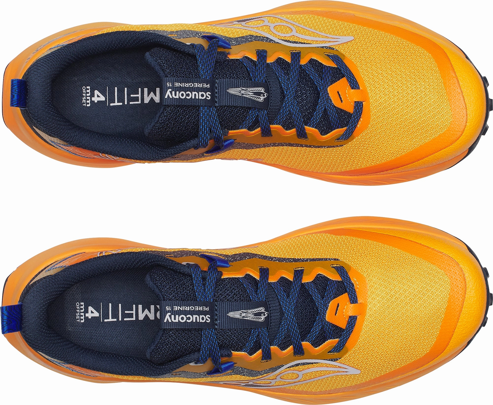 Saucony Peregrine 15 Mens Trail Running Shoes - Orange Free Rn 2018 Running Shoes