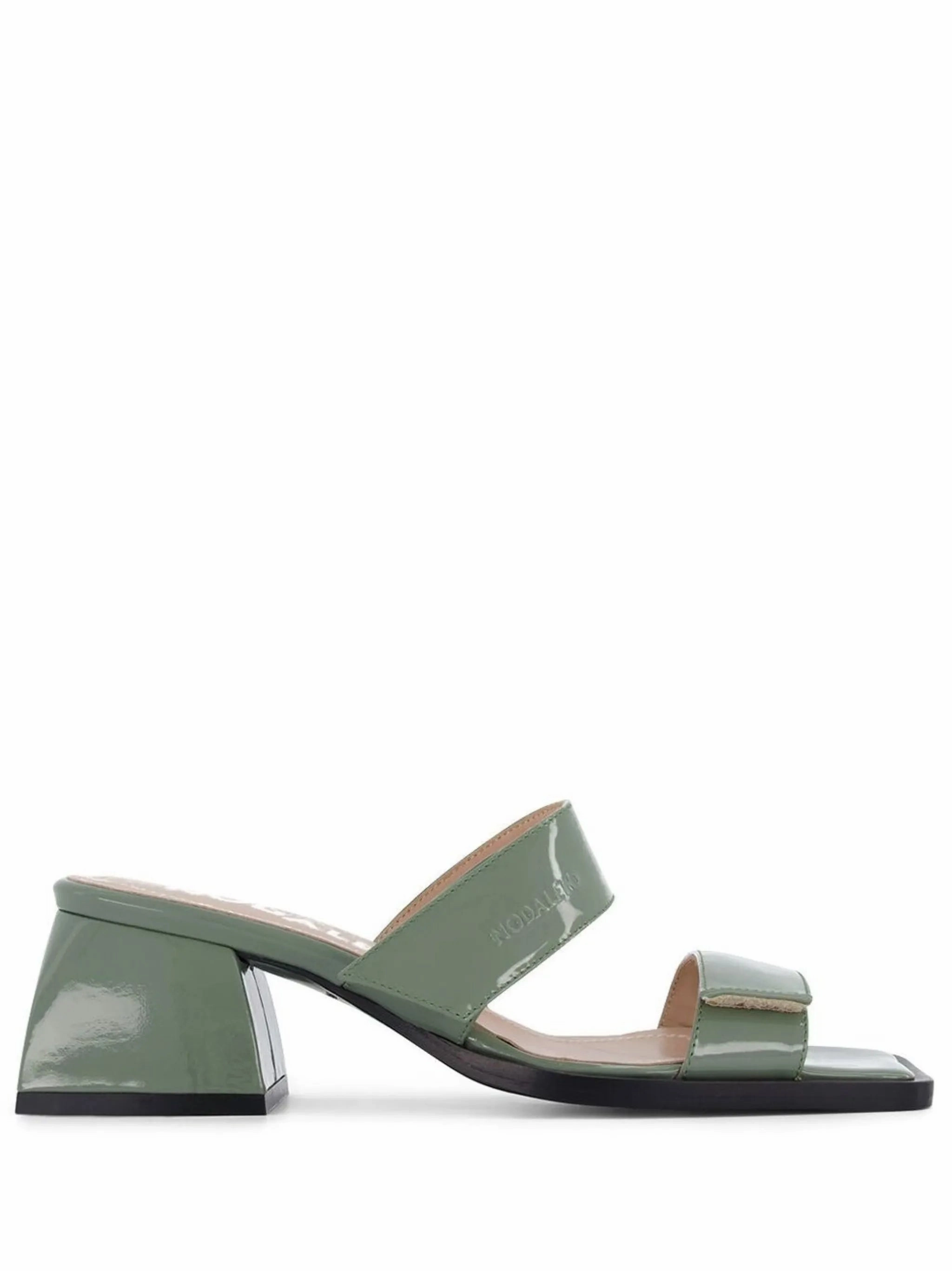 double-strap patent-leather sandals Sandals By White Mountain