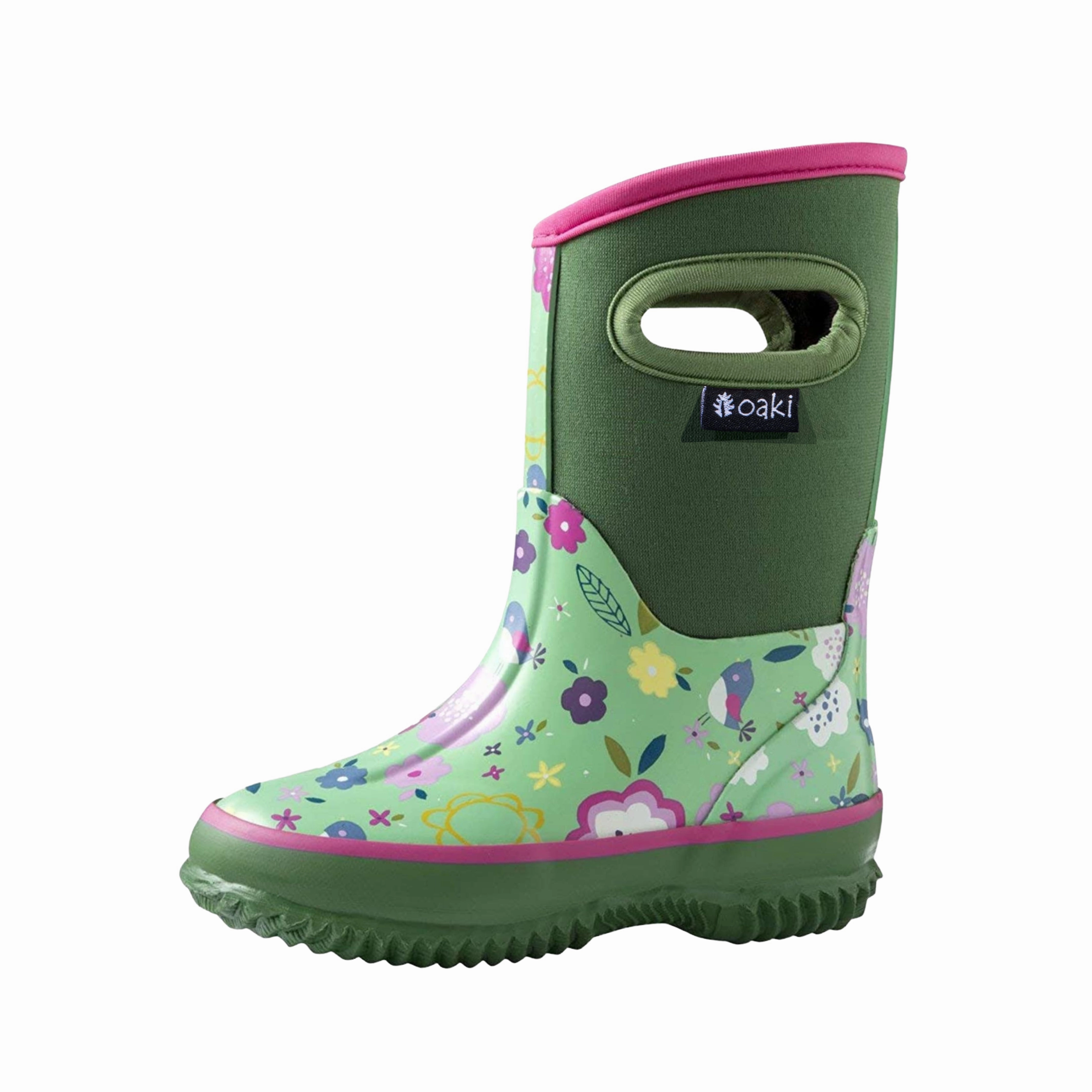 Green Floral Neoprene Rain/Snow Boots Columbia Minx Omni-heat Snow Boot