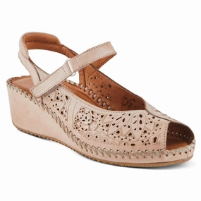 Sports For Women Spring Step Santonio Blush Leather Sandal (Women's)
