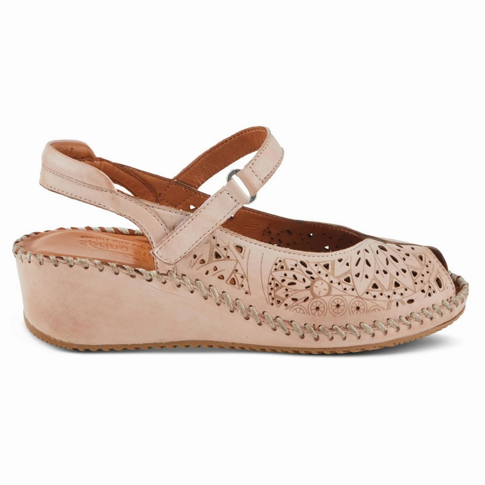 Sandals Ochi Spring Step Santonio Blush Leather Sandal (Women's)