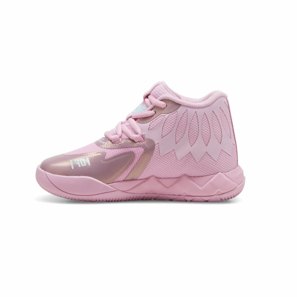 Retro 8 Basketball Shoes MB.01 Iridescent Basketball Shoes (Little Kid-Big Kid)