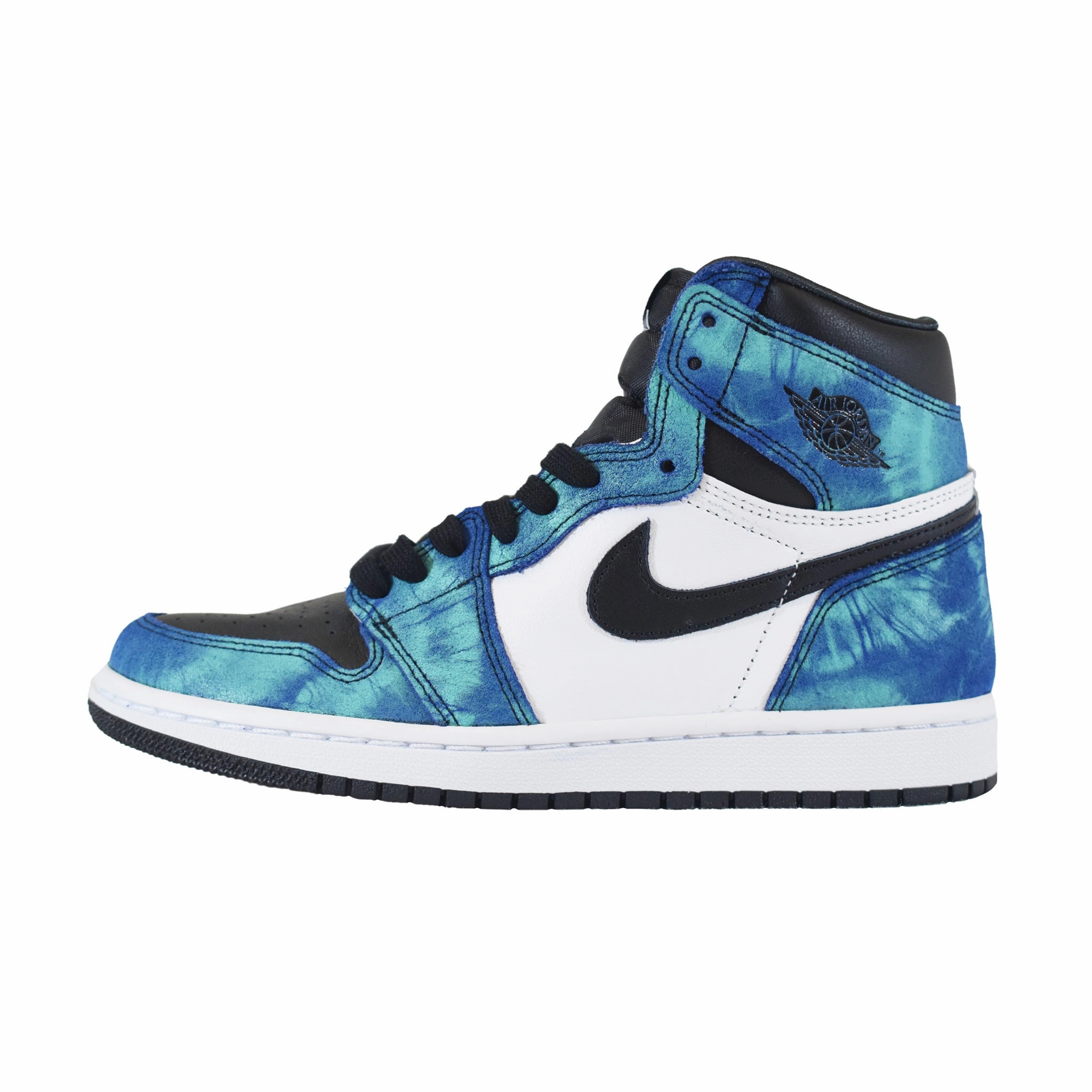 New Jordan Basketball Shoes Nike Air Jordan 1 Retro High Womens - Tie Dye