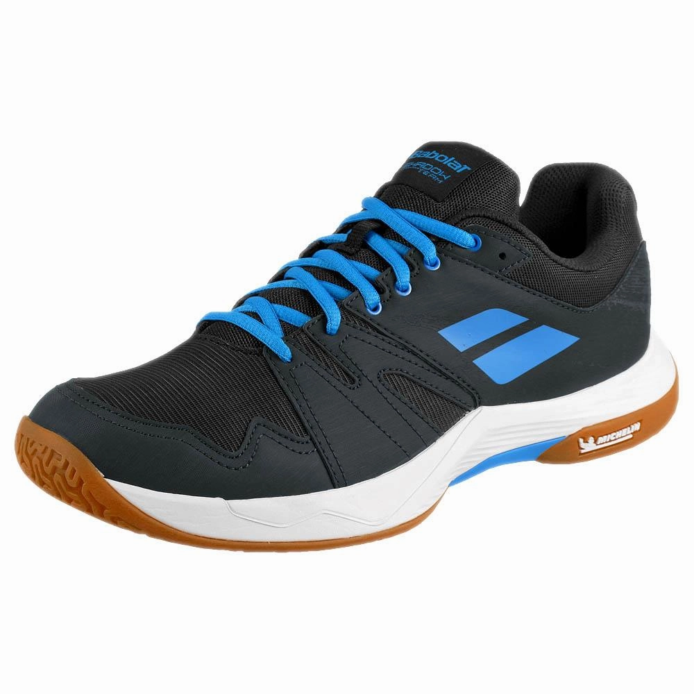 Badminton Shoes In India Babolat Men's Shadow Team 2 - Black/Blue