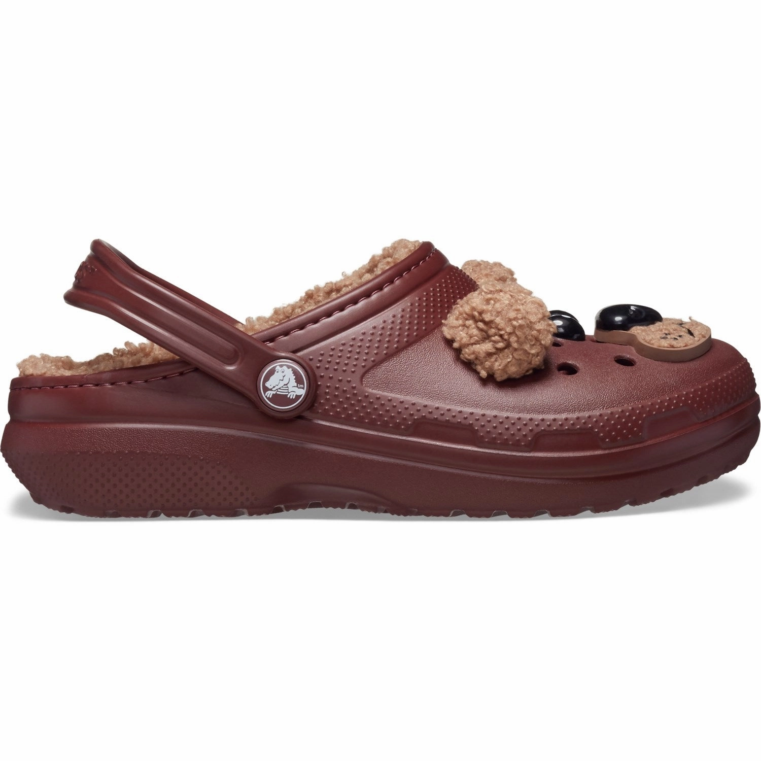 Crocs Dark Clay Classic Lined IAM Brown Bear Clog K Sandals Keen