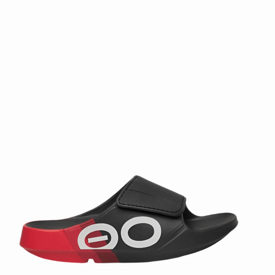 OOFOS Men's OOahh Sport Flex in Fire Rally SS25 Hoff Sandals