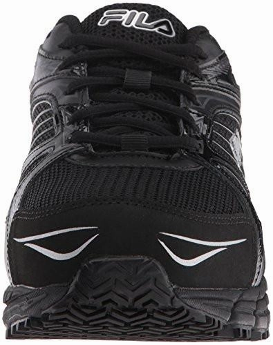 Fila Memory Reckoning 7 Work Slip Resistant Steel Toe Running Shoe Blackblackmetc Silver 9.5 M US Best Running Shoes With Arch Support