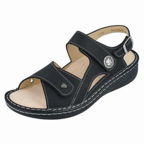 Loulou Sandals Finn Comfort Barbuda Black Sirio Sandal (Womens)
