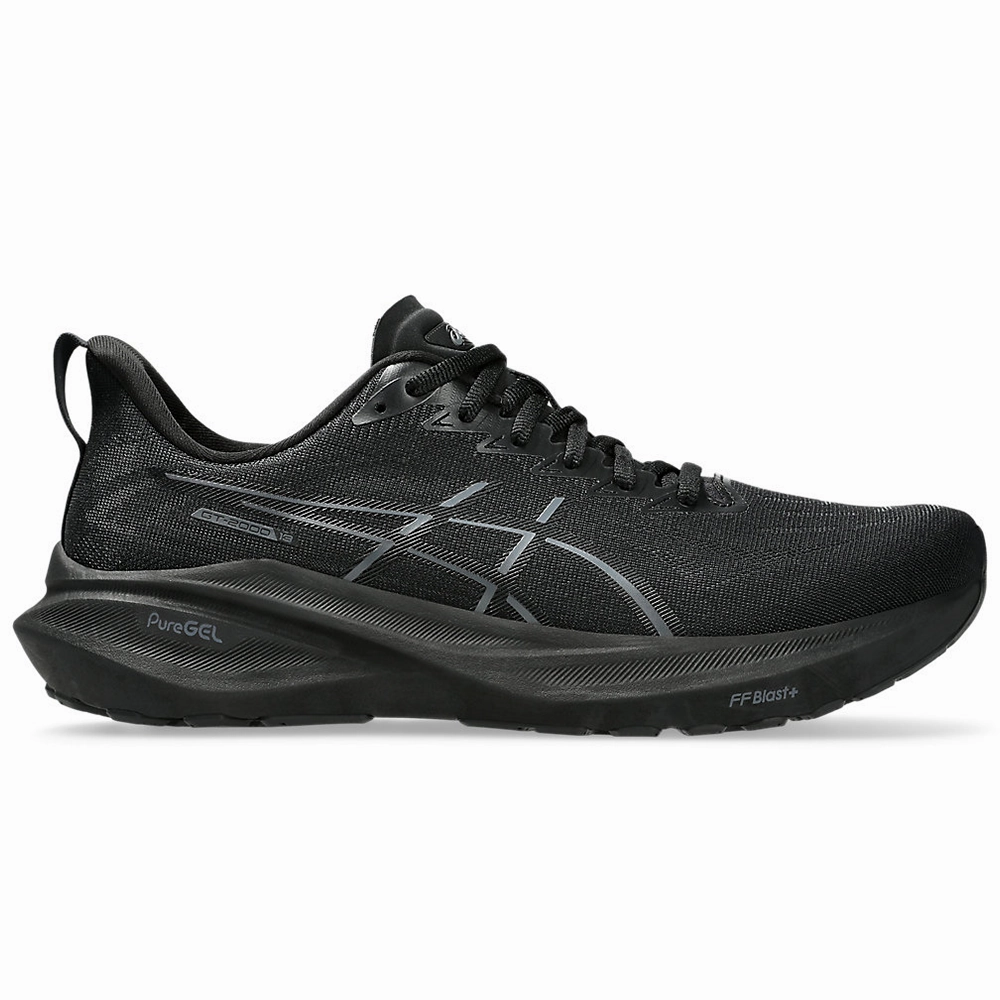 Men's Asics GT-2000 13, Black/Black, 16 D Medium Unique Asics Shoes