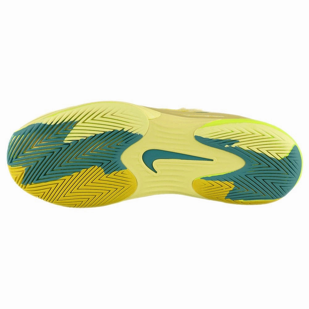 Best Leather Tennis Shoes Nike Women's Air Zoom Vapor 12 - Premium - Lumious Green/Mineral Teal