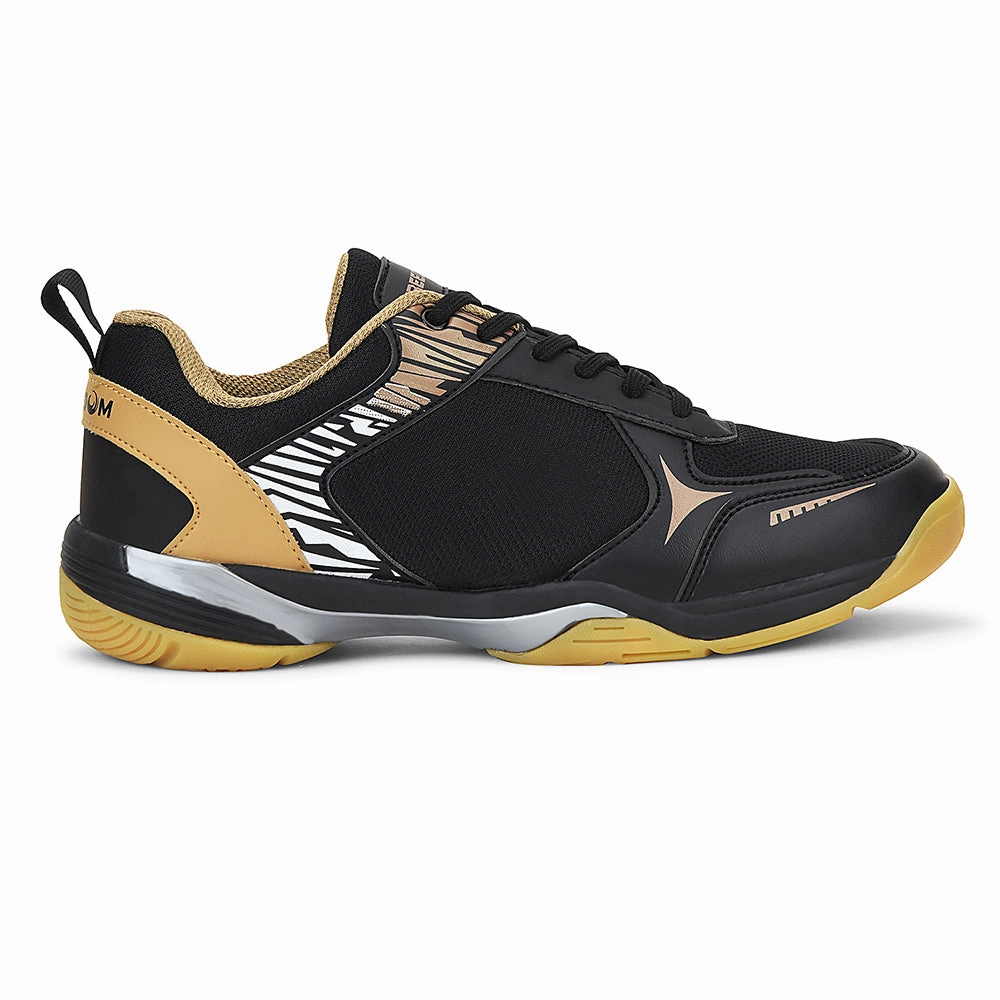 FREEDOM Black Sports Non-Marking Paddle/Pickleball & Badminton Shoes For Men PLUTO-1 By Liberty Yonex Badminton.shoe.light One