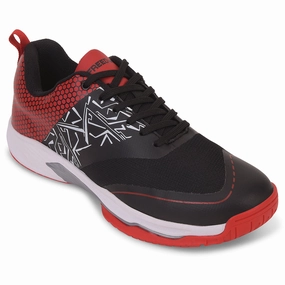 Nivia Flash Badminton Shoes FREEDOM Black Sports Non-Marking Paddle/Pickleball & Badminton Shoes For Men UNESKO By Liberty