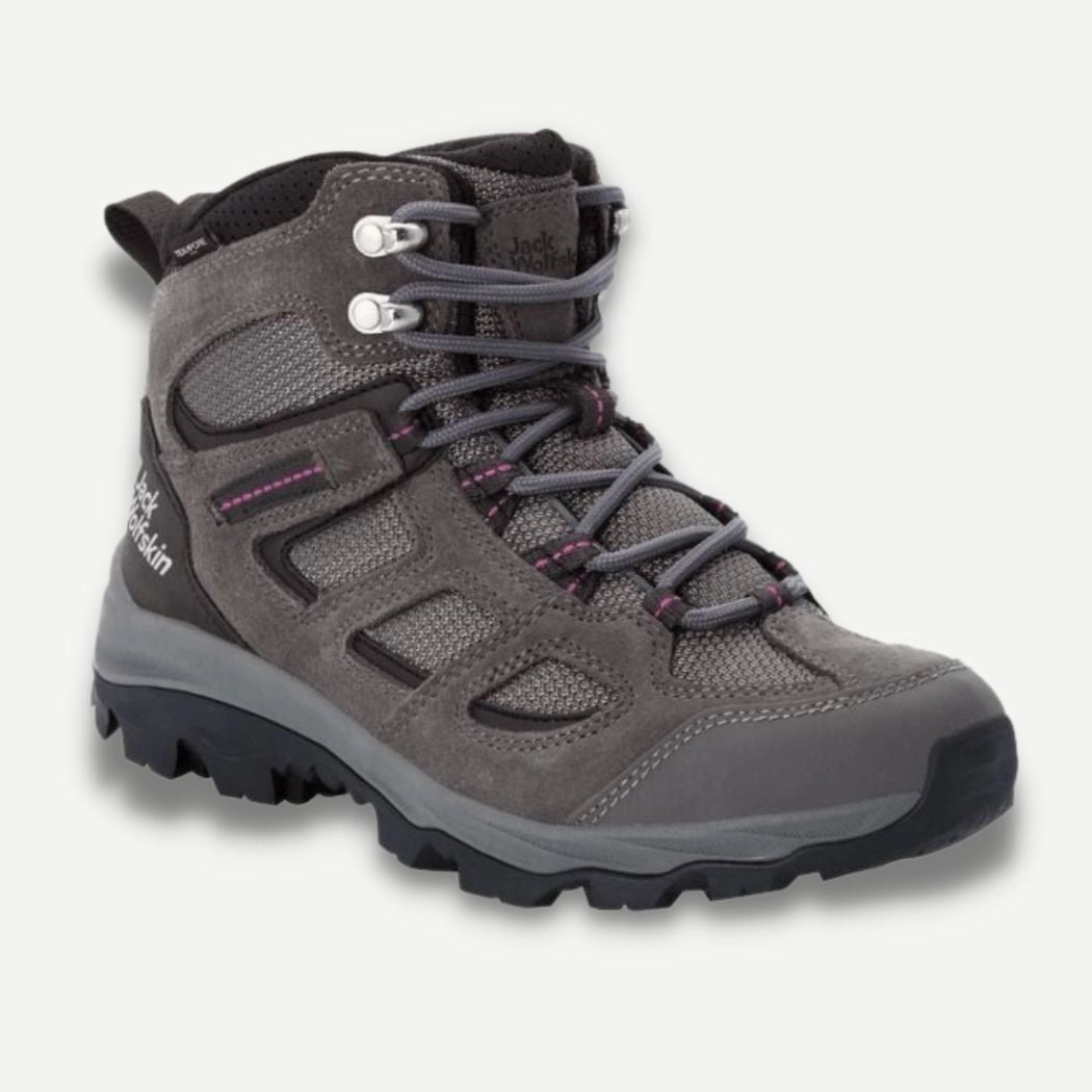 Slip Resistant Hiking Shoes jack wolfskin Vojo 3 Texapore Mid Women's Waterproof Hiking Shoes