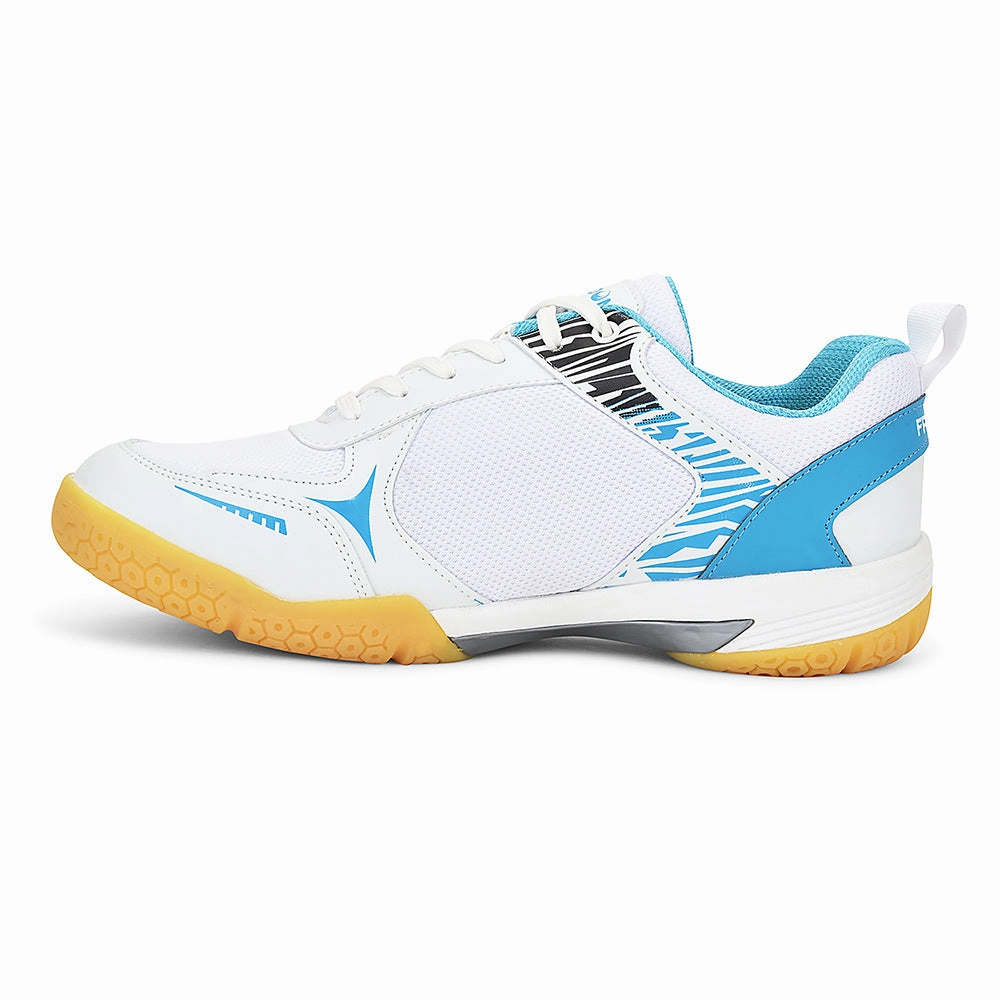 Comfort Z Badminton Shoes FREEDOM Sky Blue Sports Non-Marking Paddle/Pickleball & Badminton Shoes For Men PLUTO-1 By Liberty