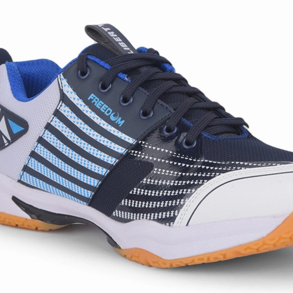 Accel Badminton Price Philippines FREEDOM Sports Navy Blue Badminton & Pickleball Shoes For Men GRIPPER-02 By Liberty