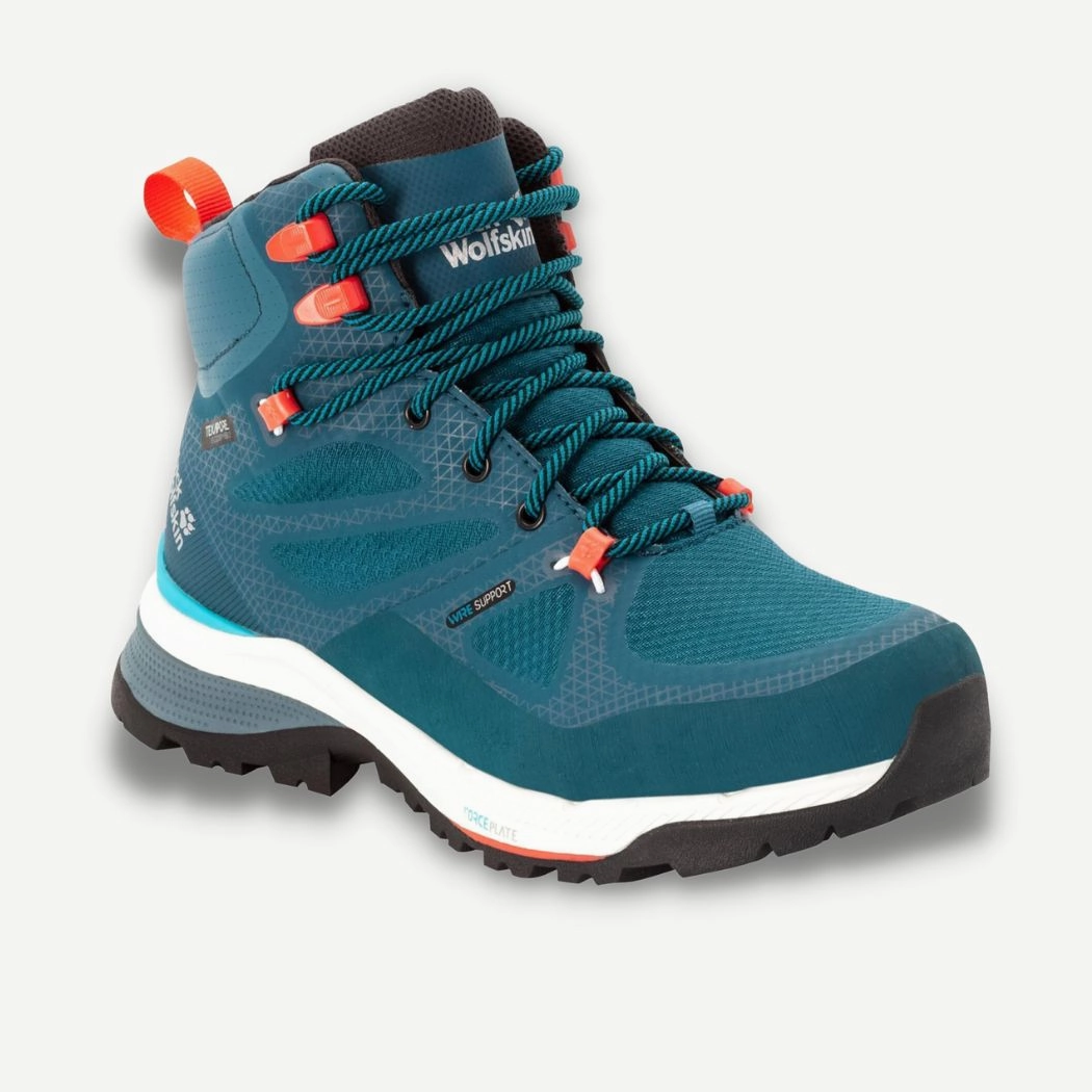 jack wolfskin Force Striker Texapore Mid Women's Waterproof Hiking Shoes Best Lightweight Hiking Shoes For Summer
