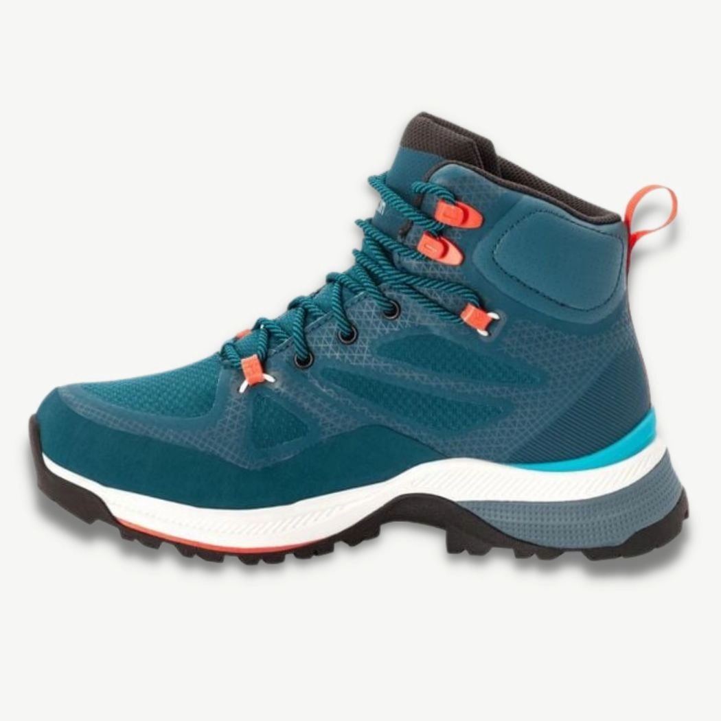 jack wolfskin Force Striker Texapore Mid Women's Waterproof Hiking Shoes Denali Hiking Shoes