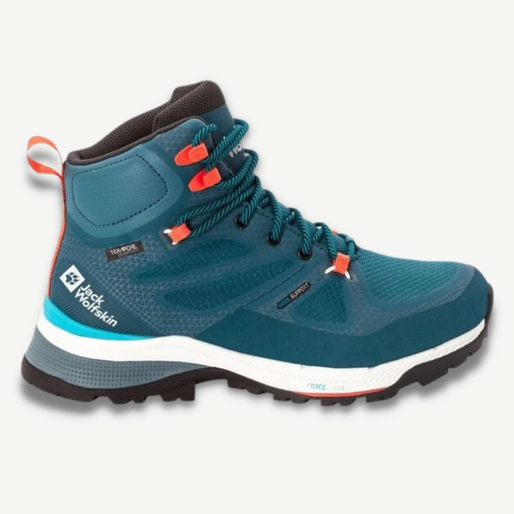 Hiking Shoes Soft Soles jack wolfskin Force Striker Texapore Mid Women's Waterproof Hiking Shoes