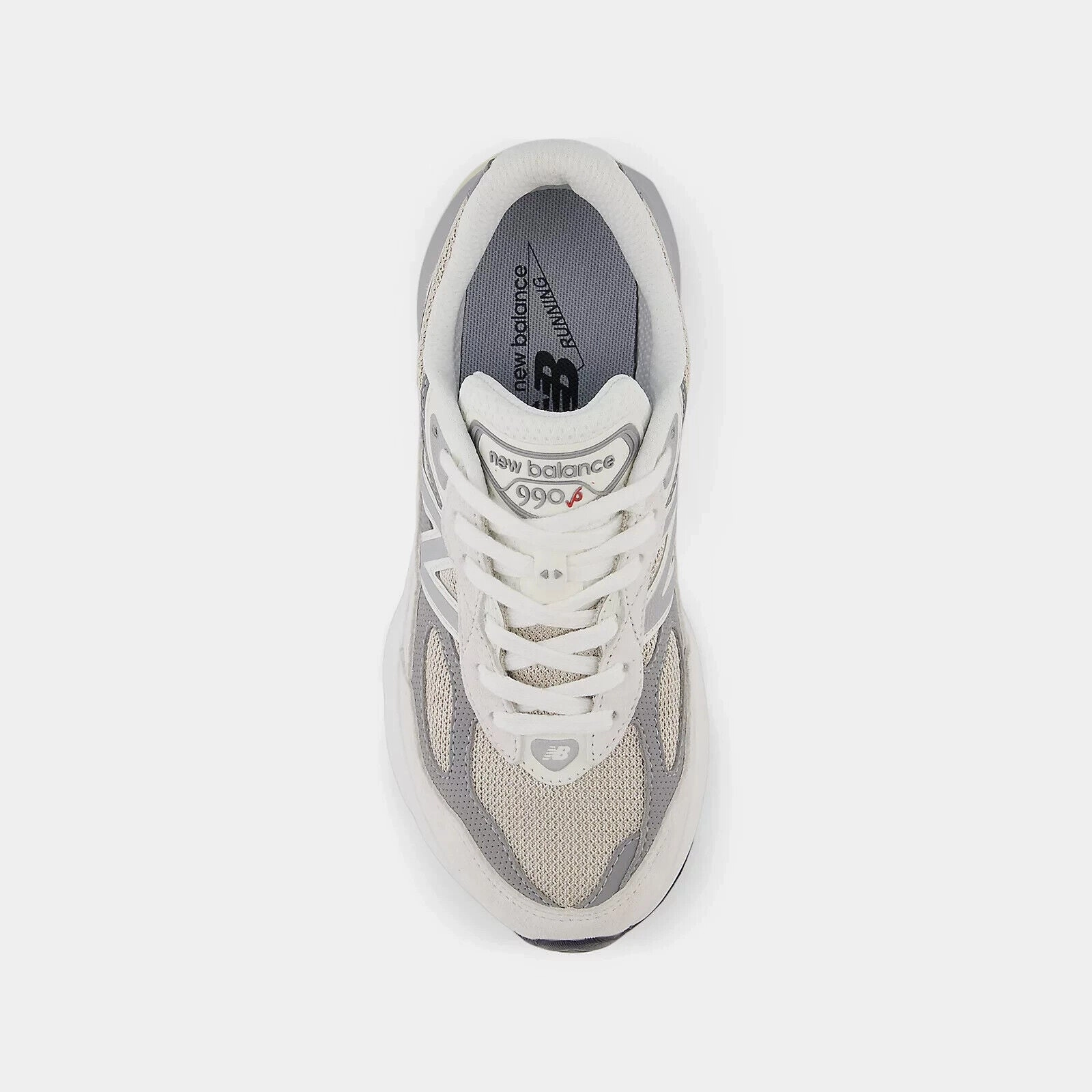 White New Balance Men's Sneakers New Balance 90v6 GC990NC6 Sneaker Kids Marblehead White Running Shoes RHS4370