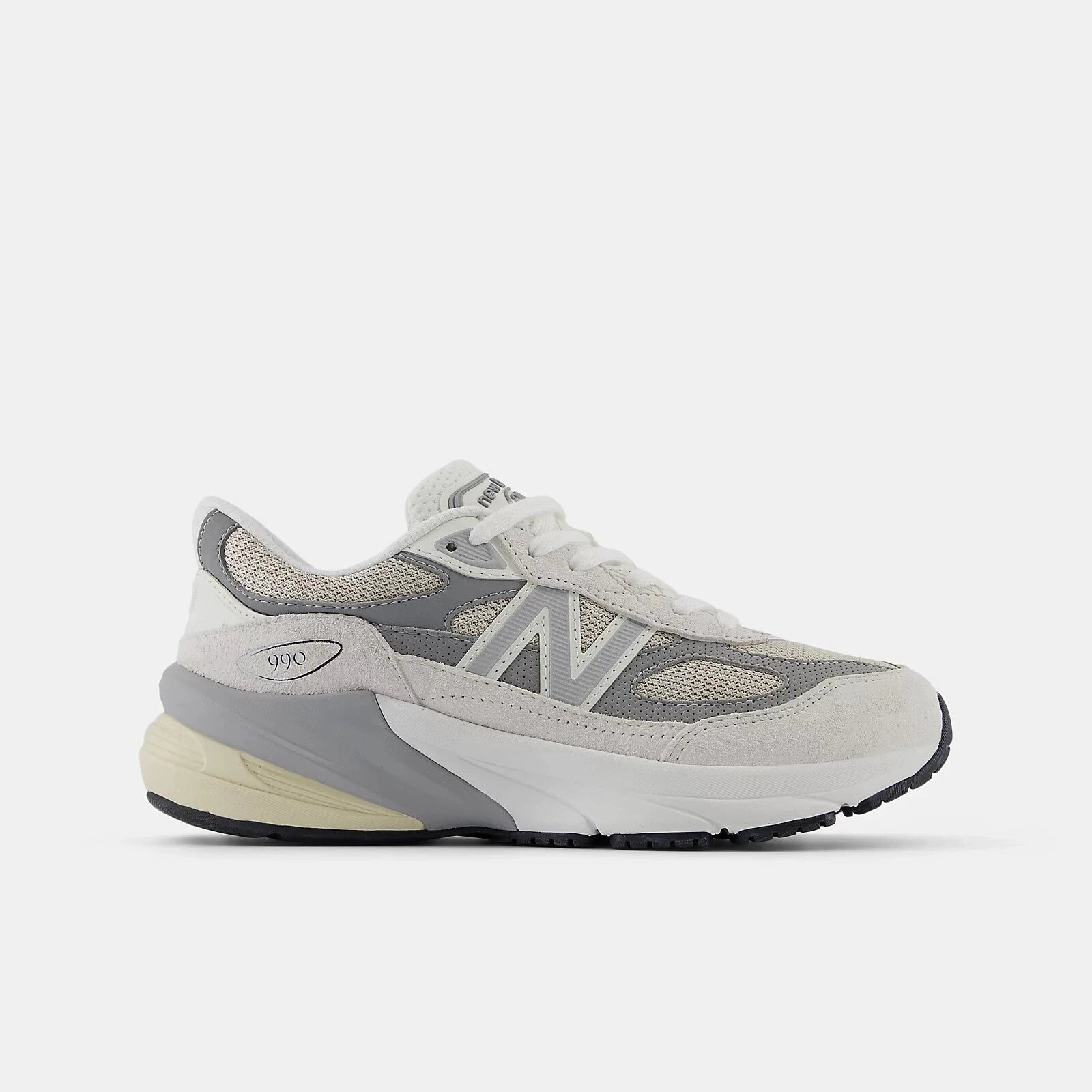 New Balance 90v6 GC990NC6 Sneaker Kids Marblehead White Running Shoes RHS4370 Womens New Balance Beige
