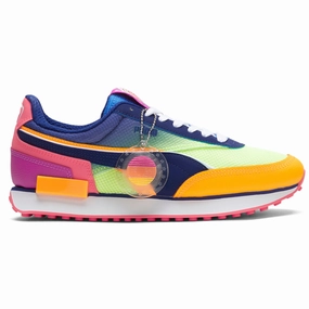 Future Rider Sunset Lace Up Sneakers Puma Shoes Champs
